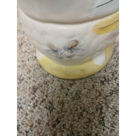 Vintage Hen On A Best Cookie Jar Large Portugal DD-40 - Picture 7 of 11